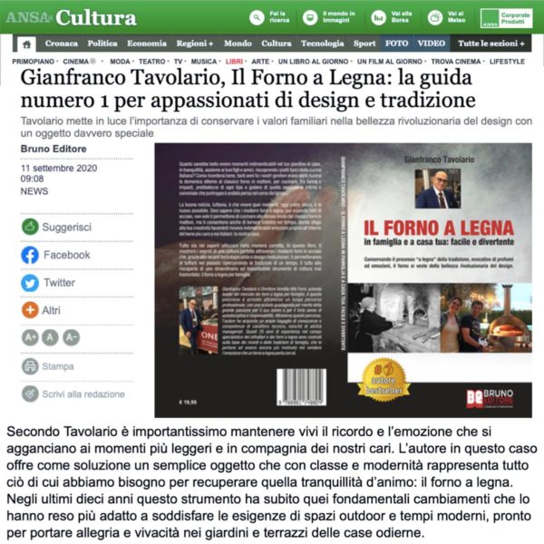 Il forno a legna comunicati stampa ANSA