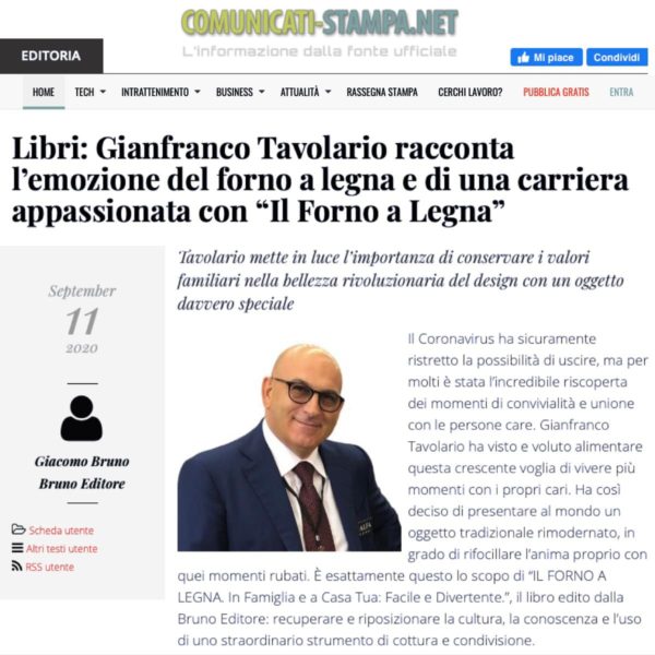 Il forno a legna comunicati stampa comunicati-stampa.it