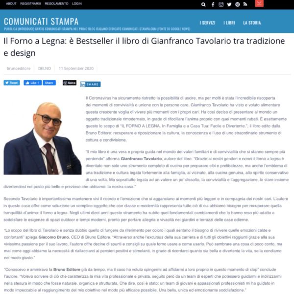 Il forno a legna comunicati stampa comunicati stampa