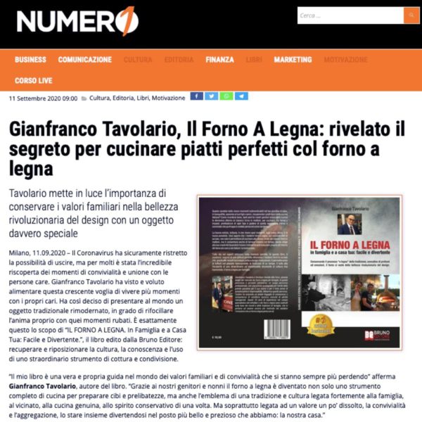Il forno a legna comunicati stampa numero1