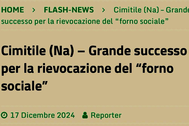 Forno Sociale Cimitile